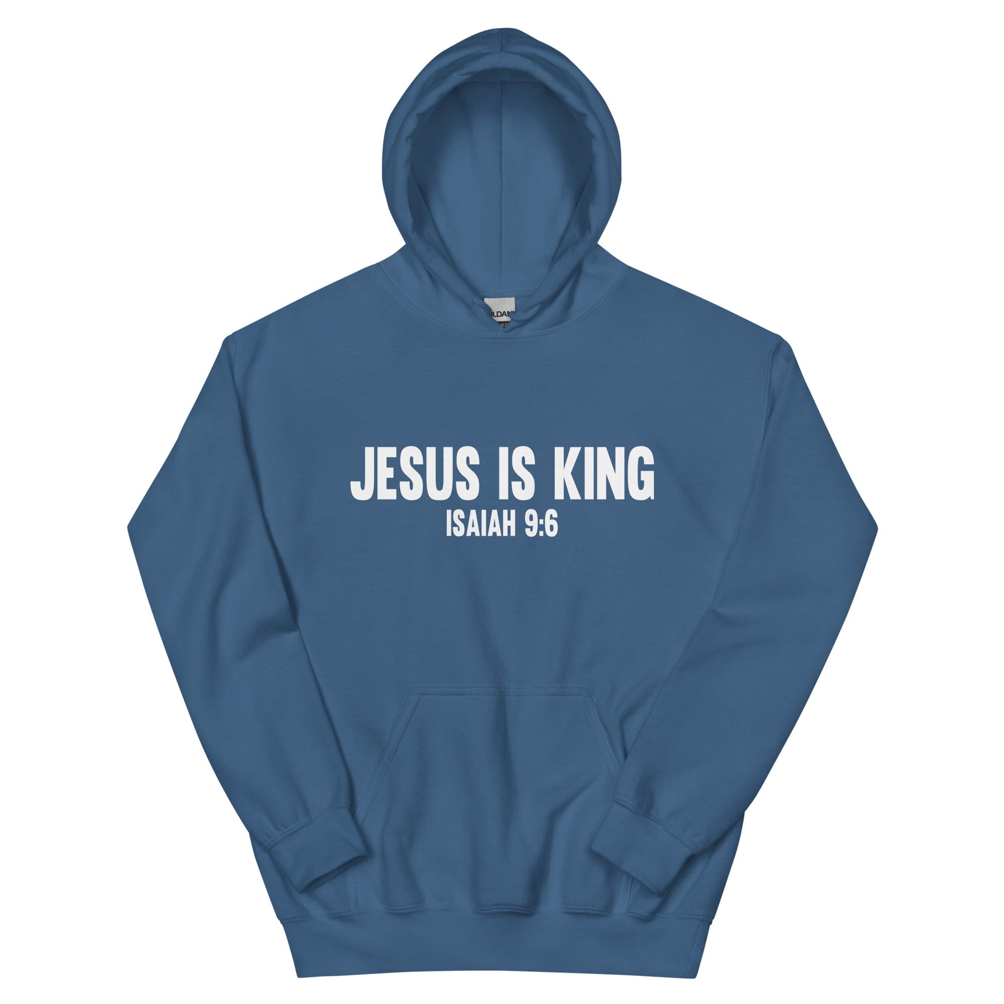 F&H Christian Jesus Is King Mens Hoodie - Soft, Stylish & Cozy
