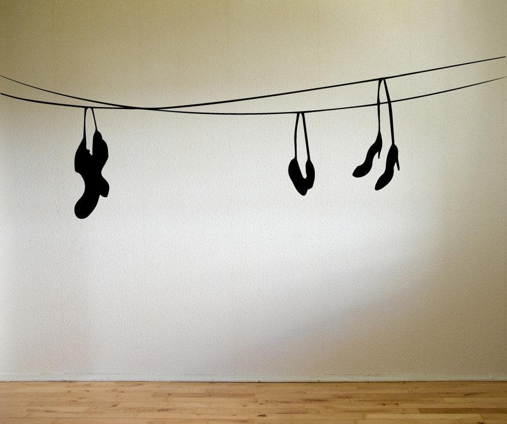 Vinyl Wall Decal Sticker Socks on the Line #OS_MB508