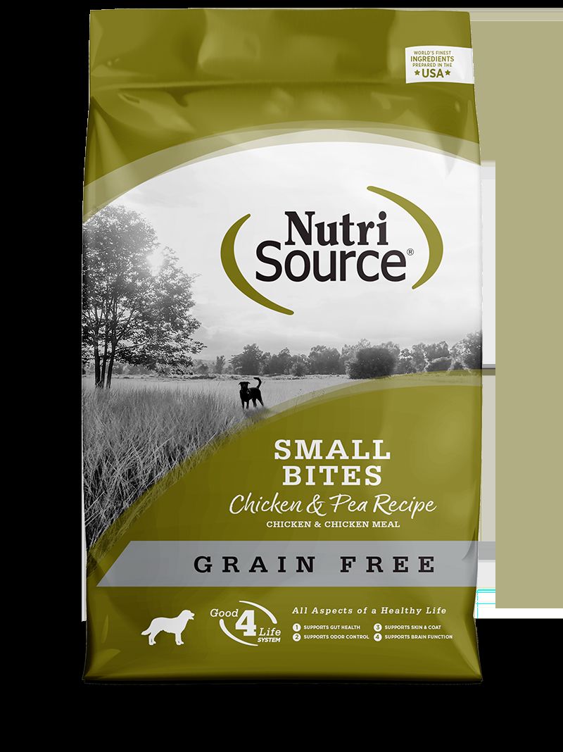 NutriSource® Small Bites Chicken & Pea Grain Free Dry Dog Food