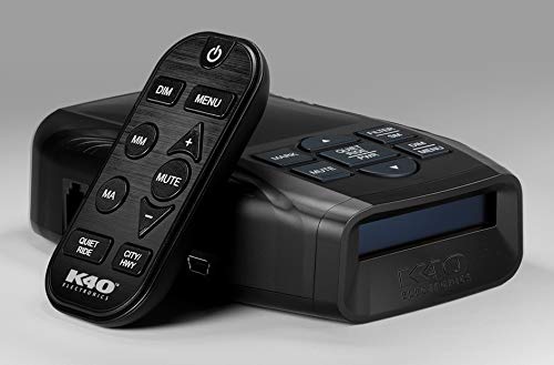 K40 Electronics Platinum100 Portable Radar Laser Detector with Wireless Remote Control Bundle