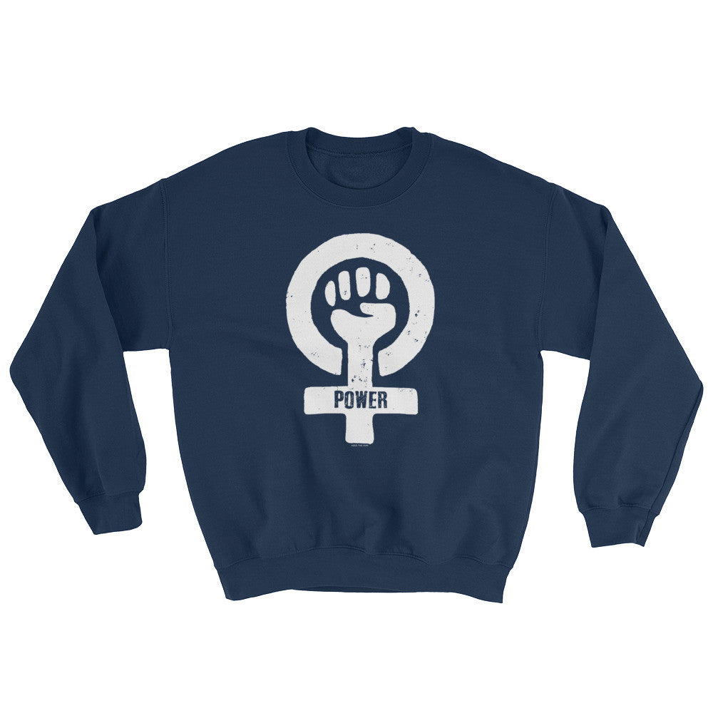 Feminist Power Unisex Crew Neck Sweatshirt