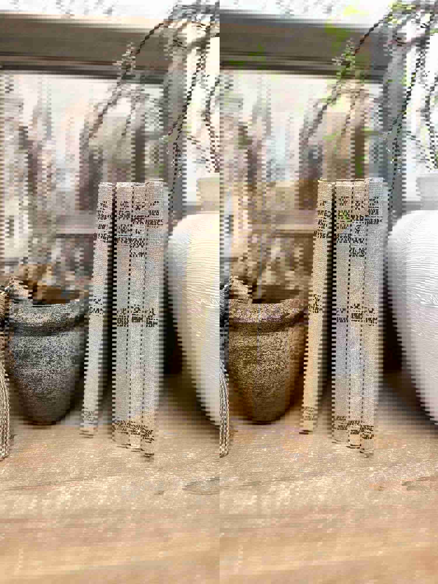 Brown Vintage Books for Home Decor