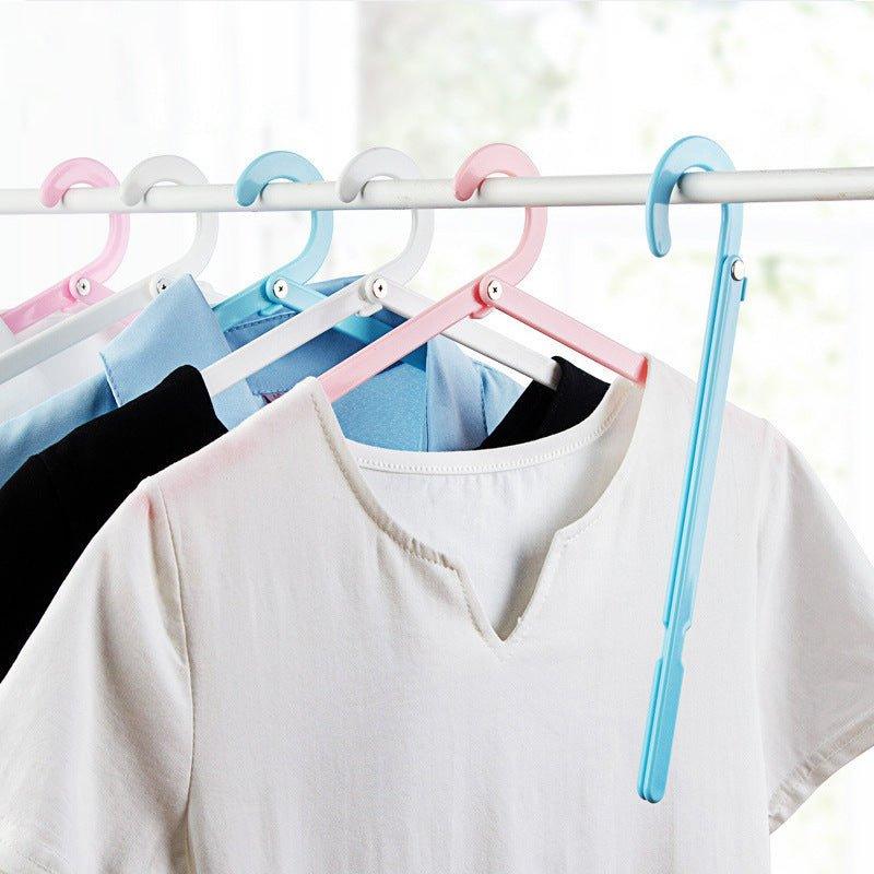 Candy Color Crutch Travel Folding Hanger - Compact & Durable
