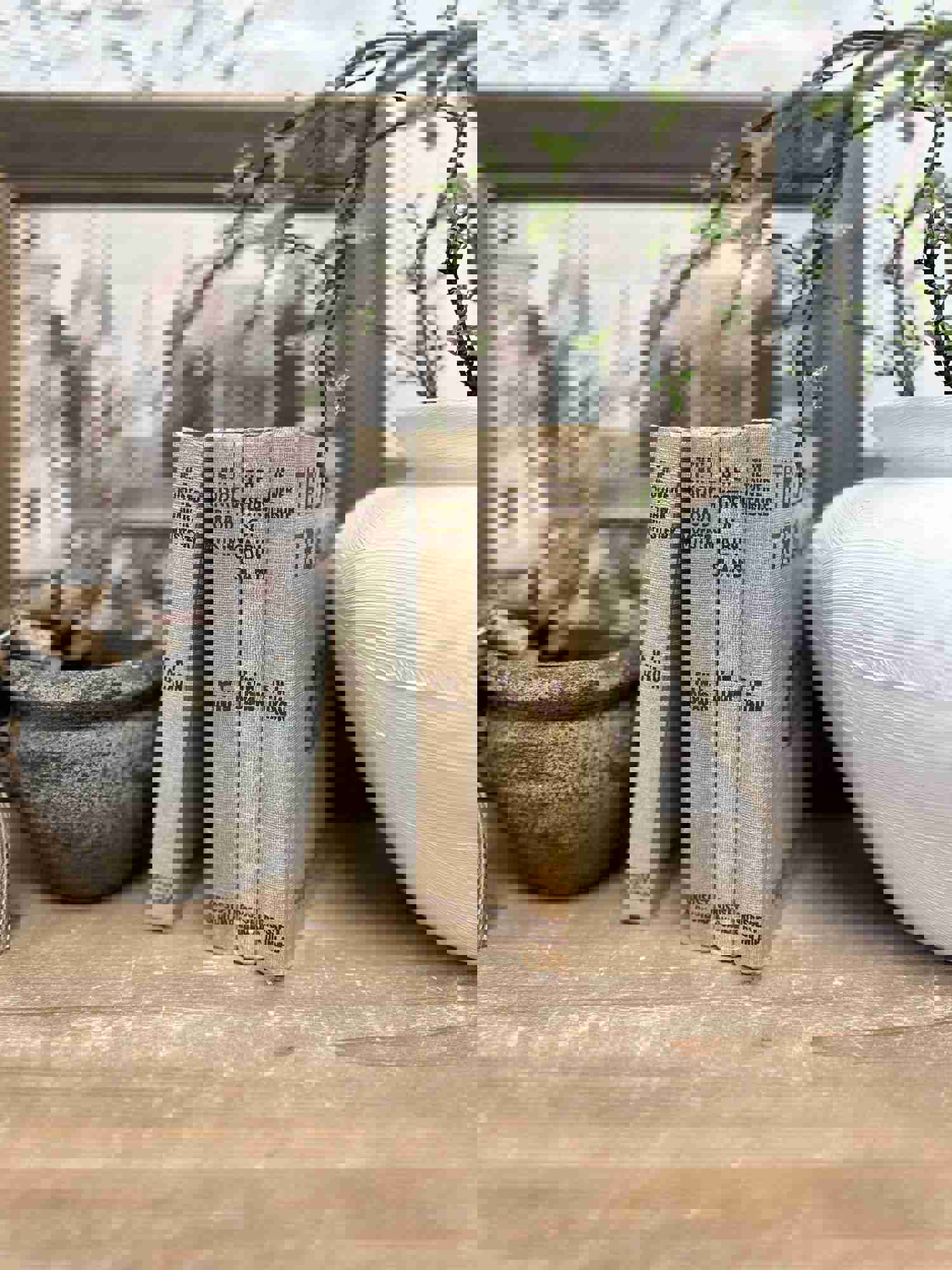 Brown Vintage Books for Home Decor