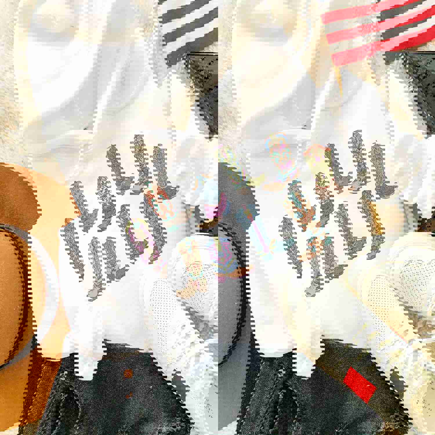 Western Cowgirl Boots Sweatshirt