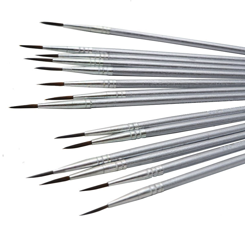 6Pcs/Set Fine Hand-painted Thin Hook Line Pen Drawing Art Brush Set