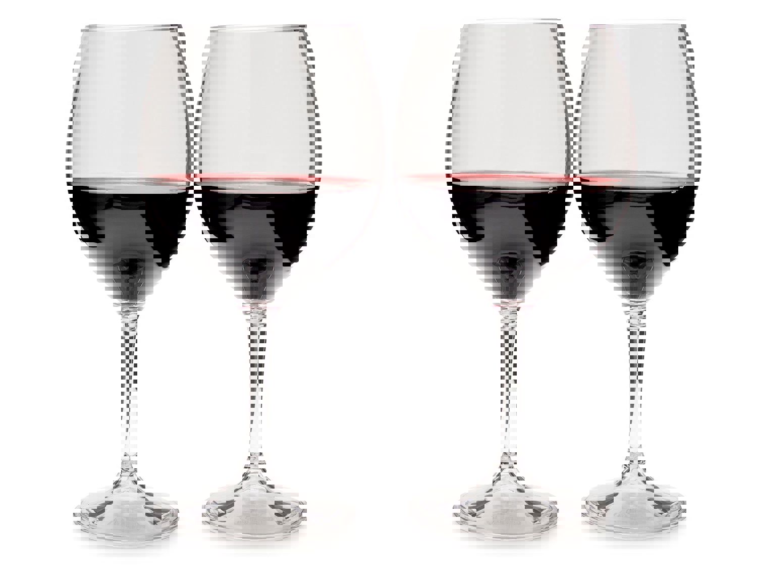 Nesting Red Wine Glass Set for Outdoor Adventures