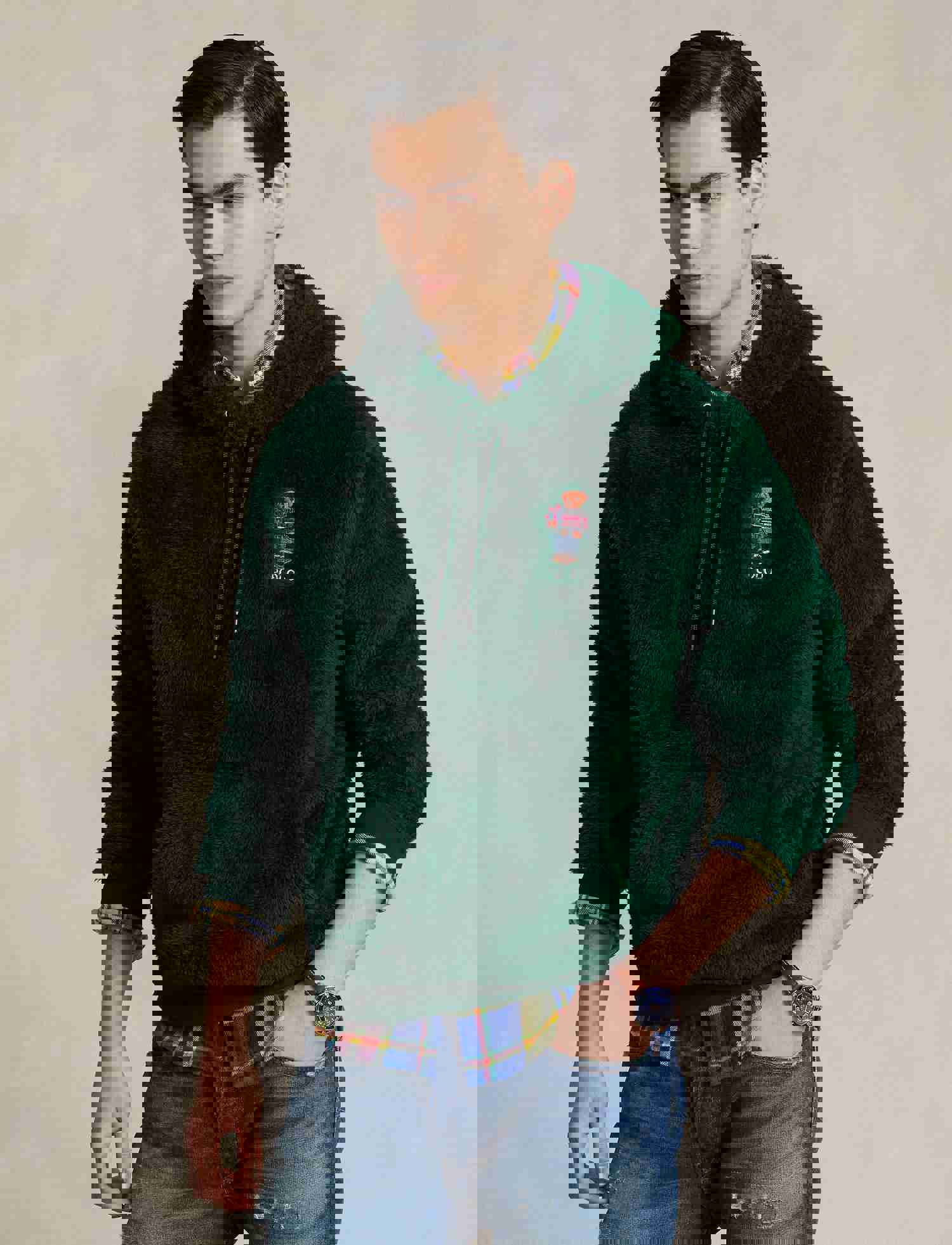 Polo Ralph Lauren Hi Pile Hoodie - Green