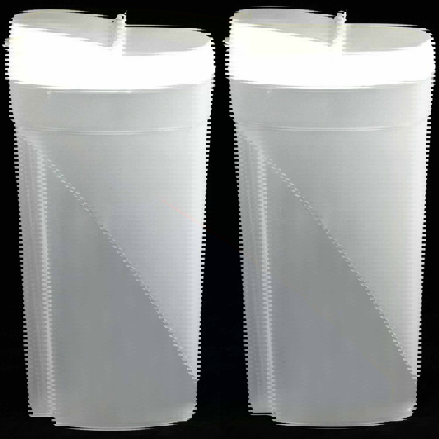 2 Pc BPA-Free Dry Food Storage Cereal Dispenser, 4.8 Liters