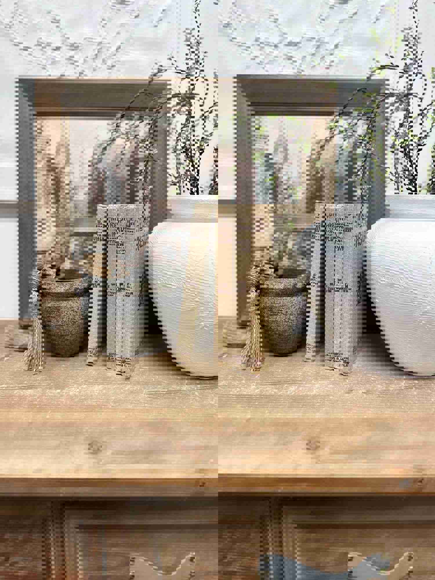 Brown Vintage Books for Home Decor