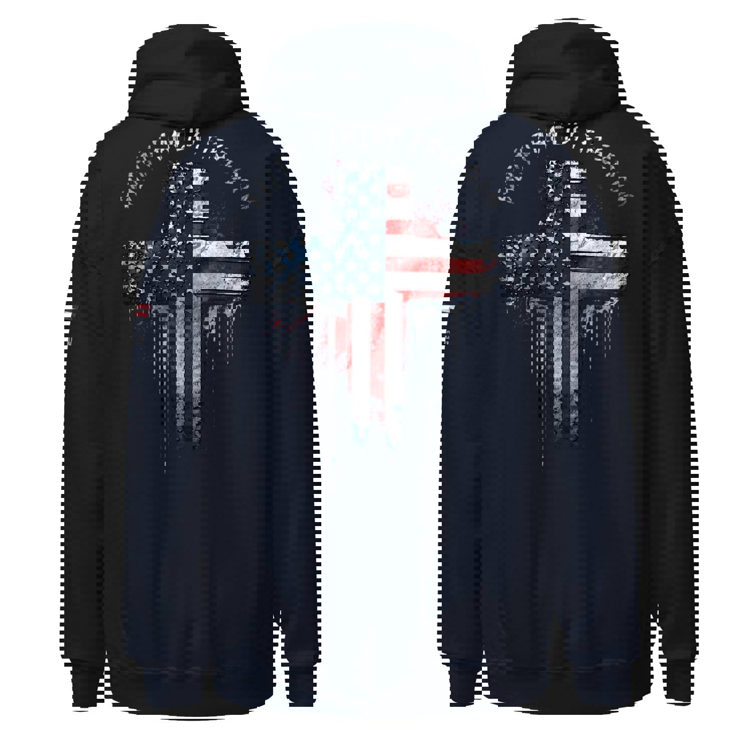 Faith Family Freedom Hoodie - Patriotic Apparel for Proud Americans