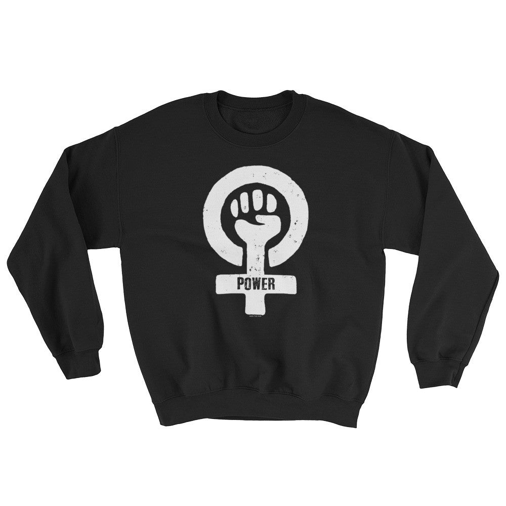 Feminist Power Unisex Crew Neck Sweatshirt