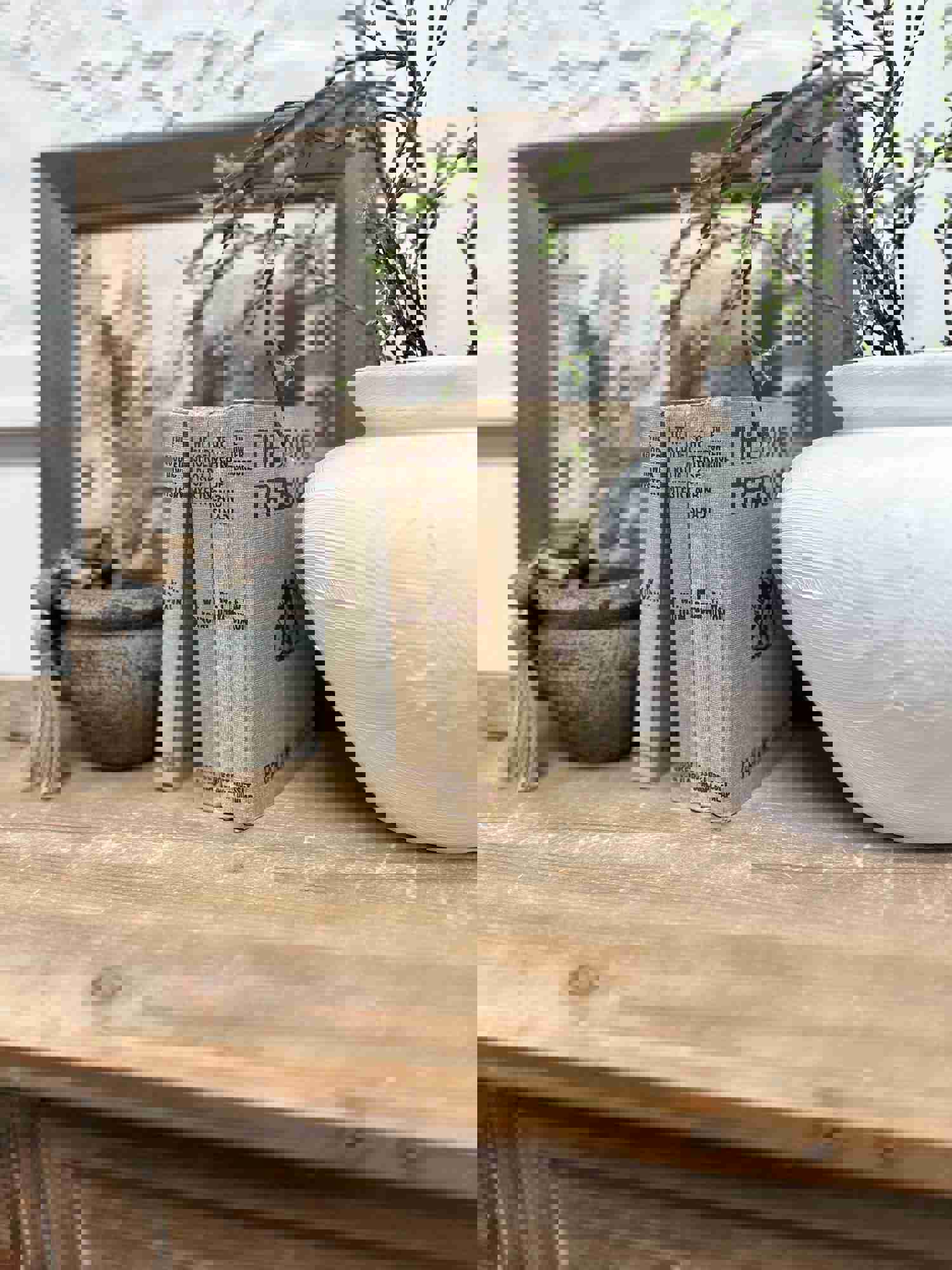 Brown Vintage Books for Home Decor