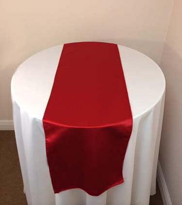 Duchess Satin Table Runner - 36 Colors, Set of 4