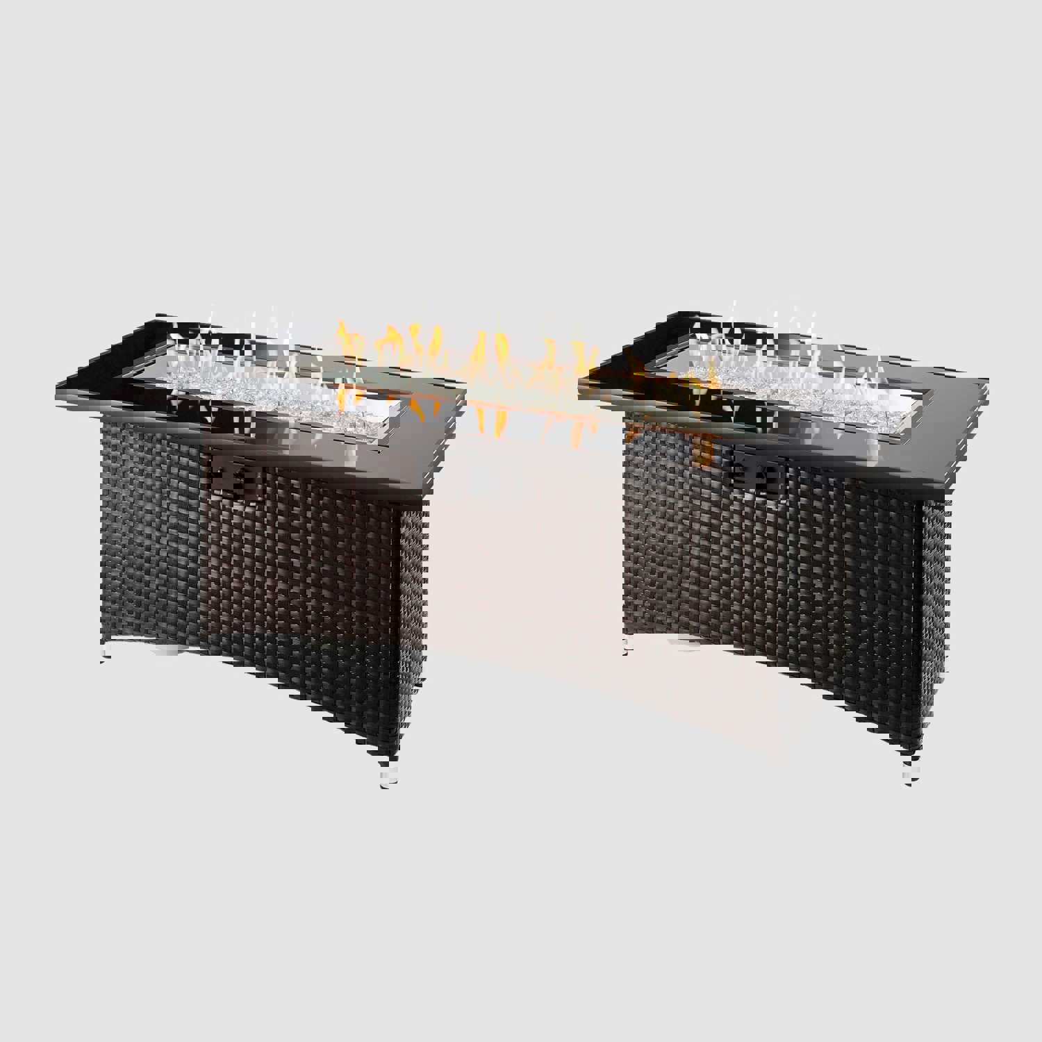 Montego Linear Gas Fire Pit Table