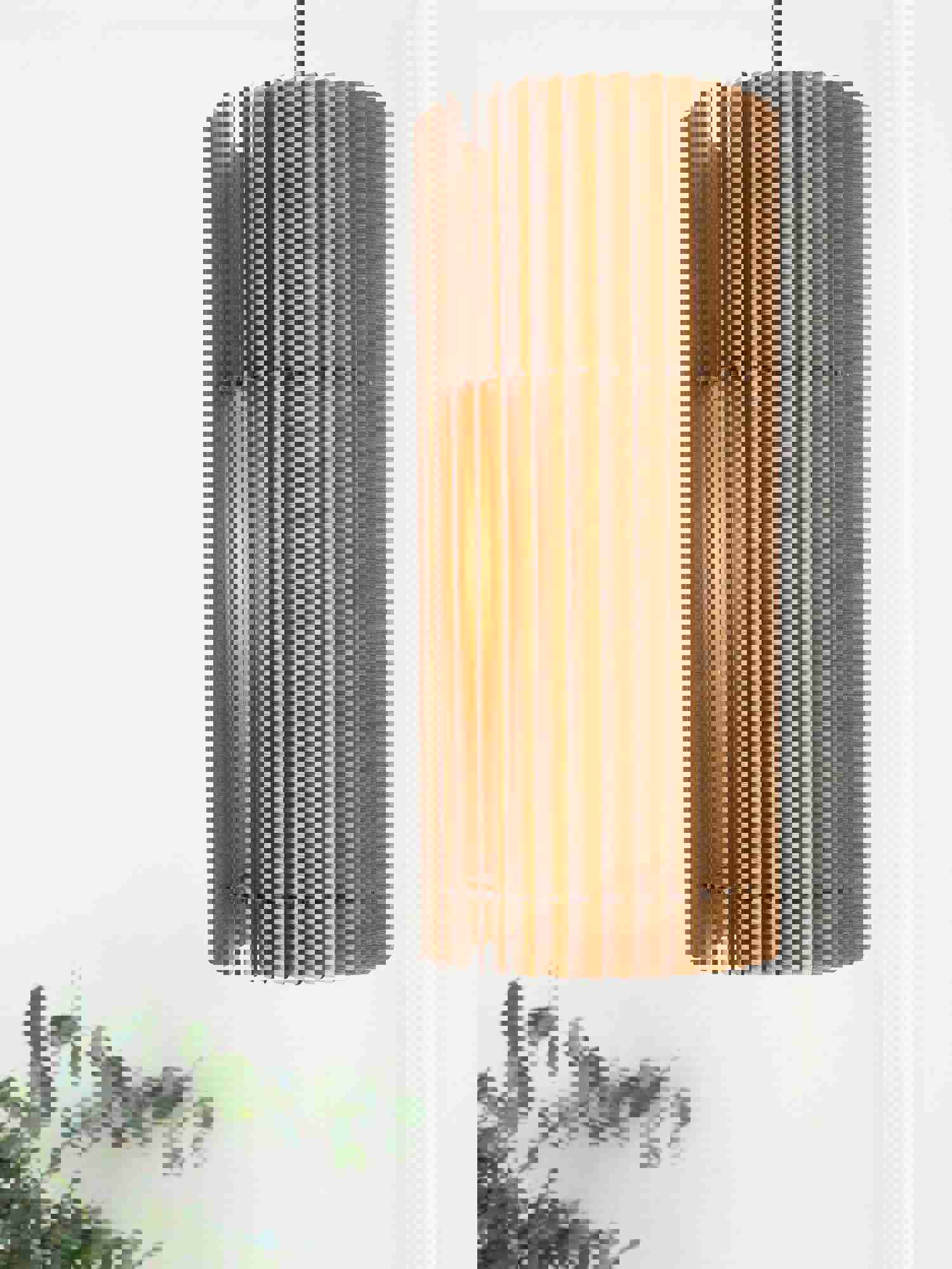 Cylinder Pendant Light - Mid-Century Modern Design