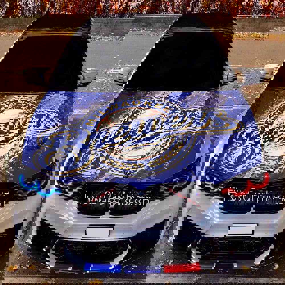 Milwaukee Brewers Itasha Car Vinyl Hood Wrap Decal Sticker