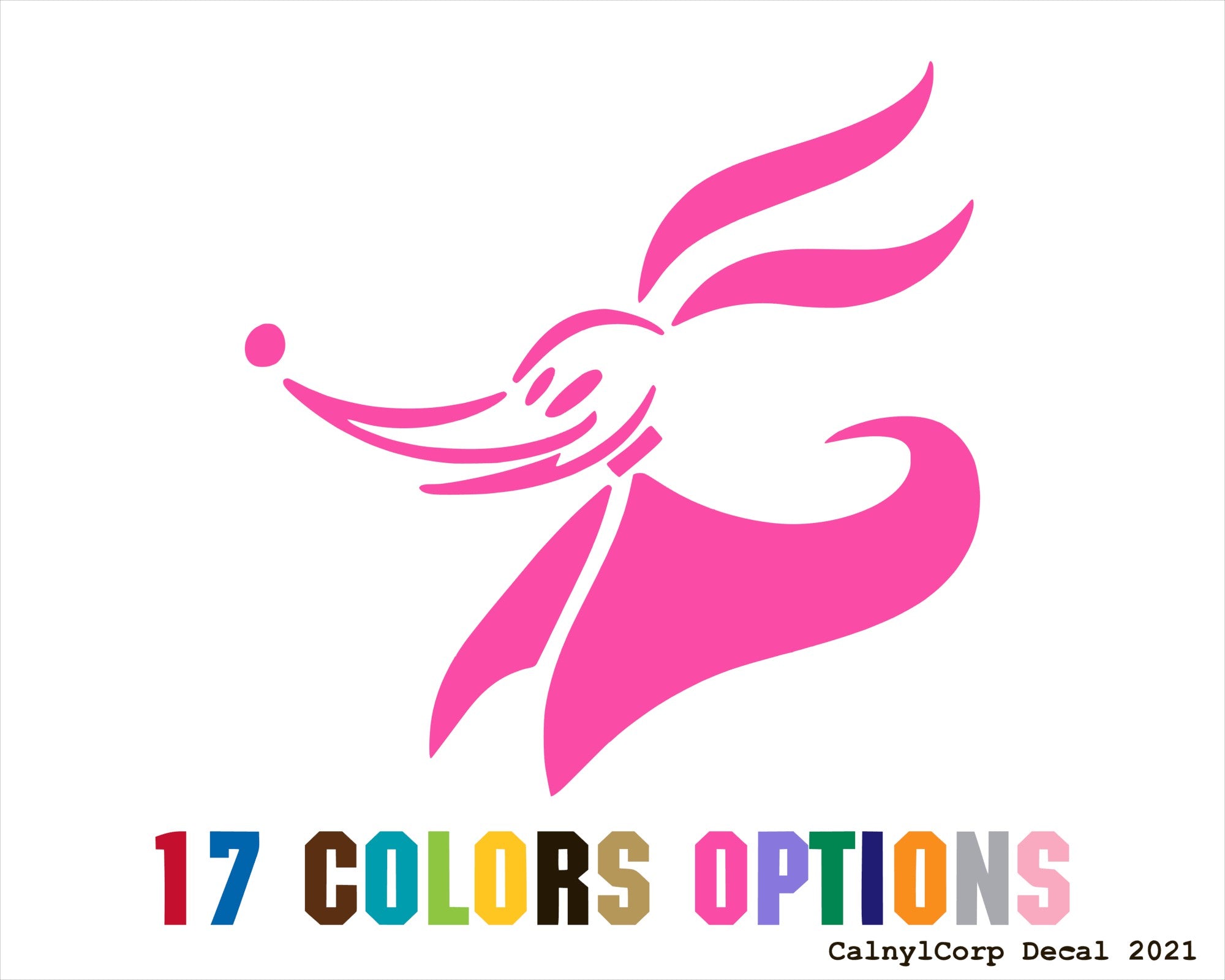 Zero Dog Nightmare Before Christmas Car Vinyl Sticker Decals