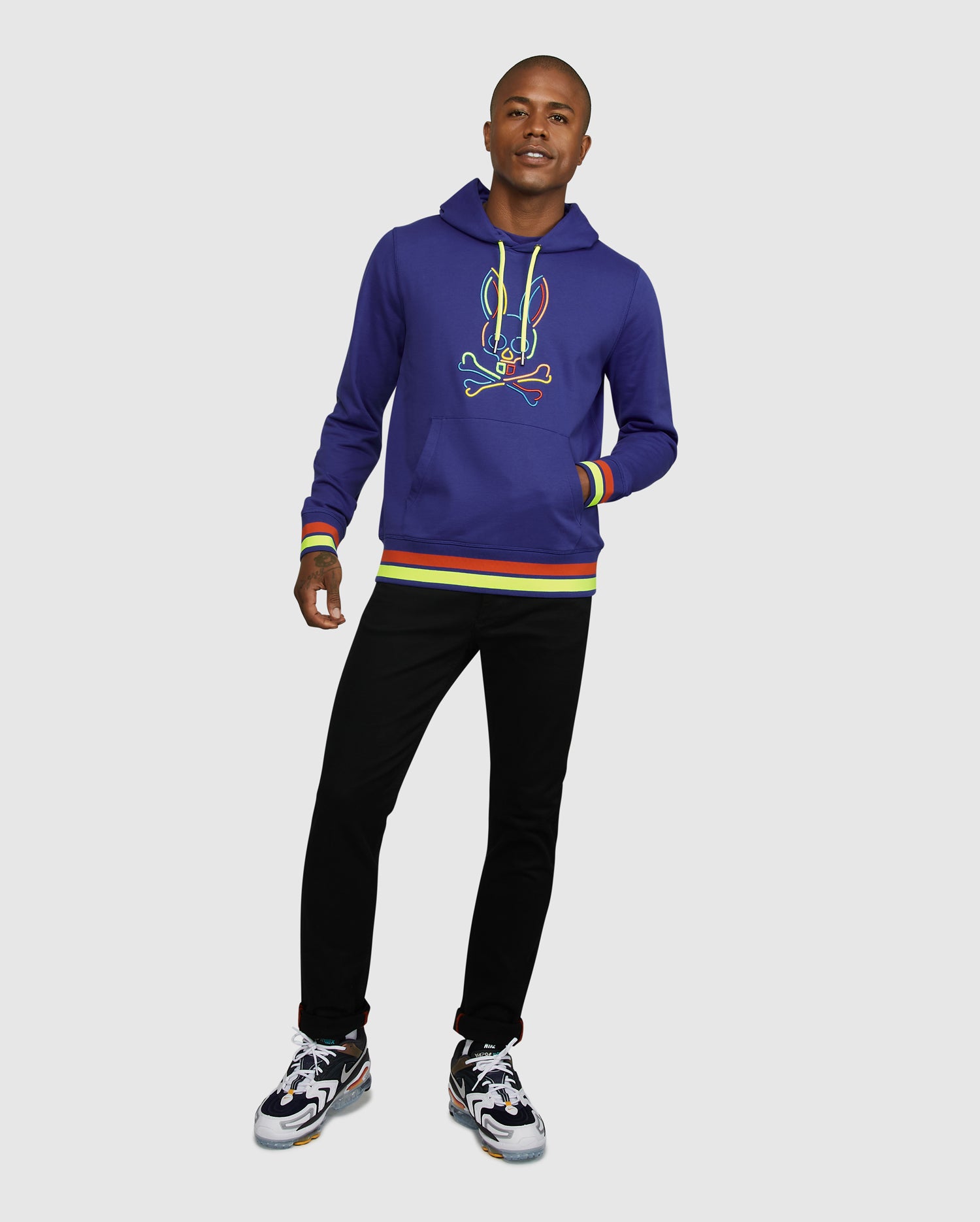 Psycho Bunny Hoodie - Barbon Neon Glow
