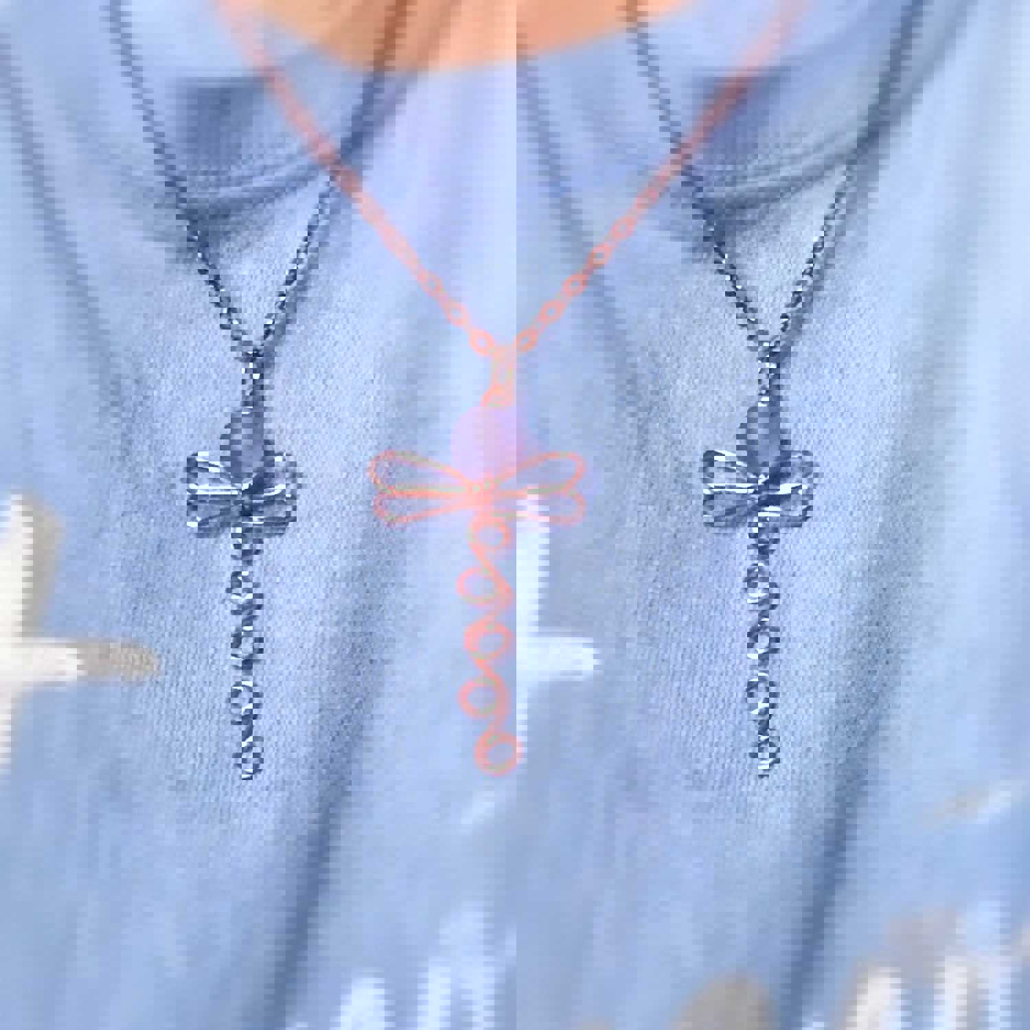 Personalized Dragonfly Necklace - Spiritual Gift for Women, Nature-Inspired Pendant