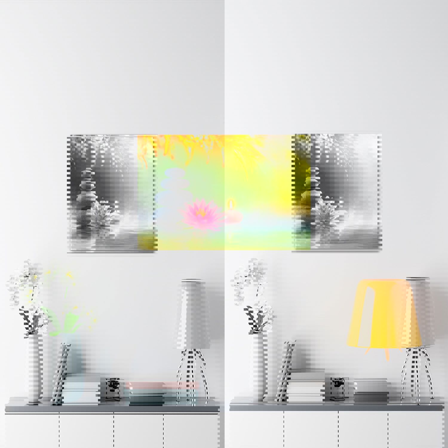 Forest Floral Nature Photography Canvas Wall Art for Home Decor