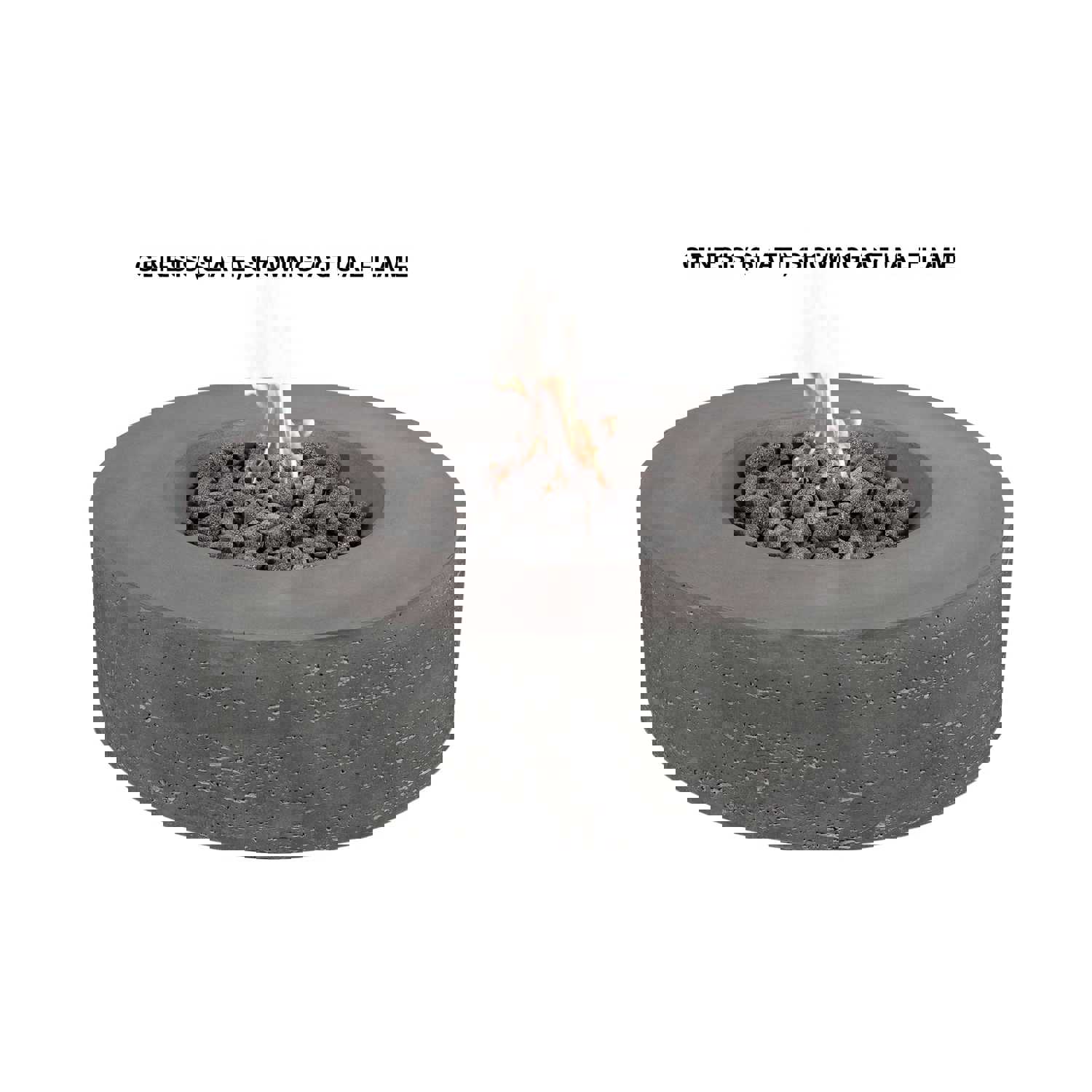 PyroMania Genesis 41 Round Charcoal Outdoor Propane Gas Fire Pit Table