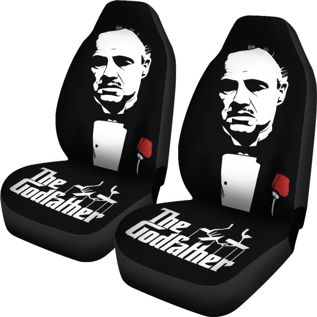 The Godfather Black White Car Seat Covers - Premium Car Interior Accessory