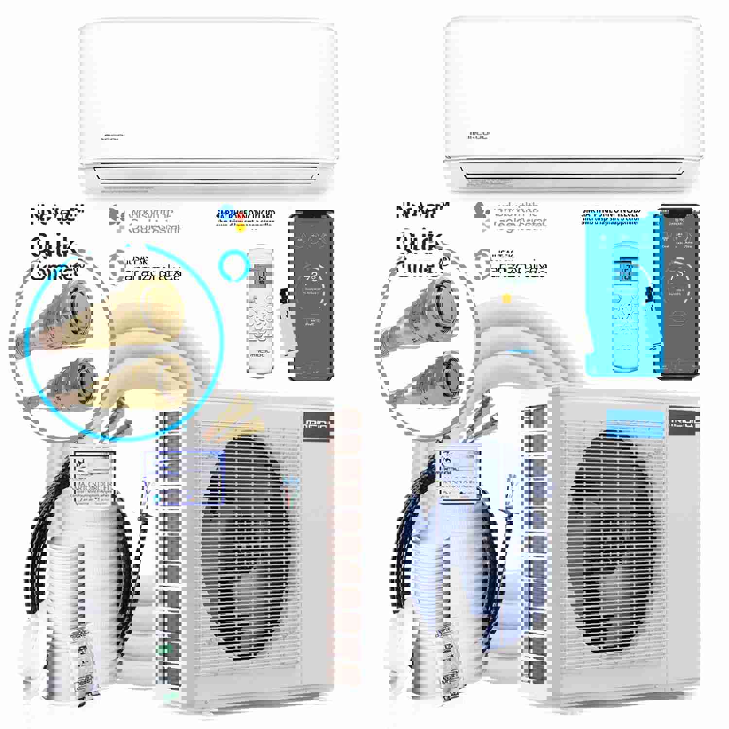 MRCOOL DIY 4th Generation E Star 24k BTU Ductless Mini-Split Heat Pump Complete System 208-230V/60Hz