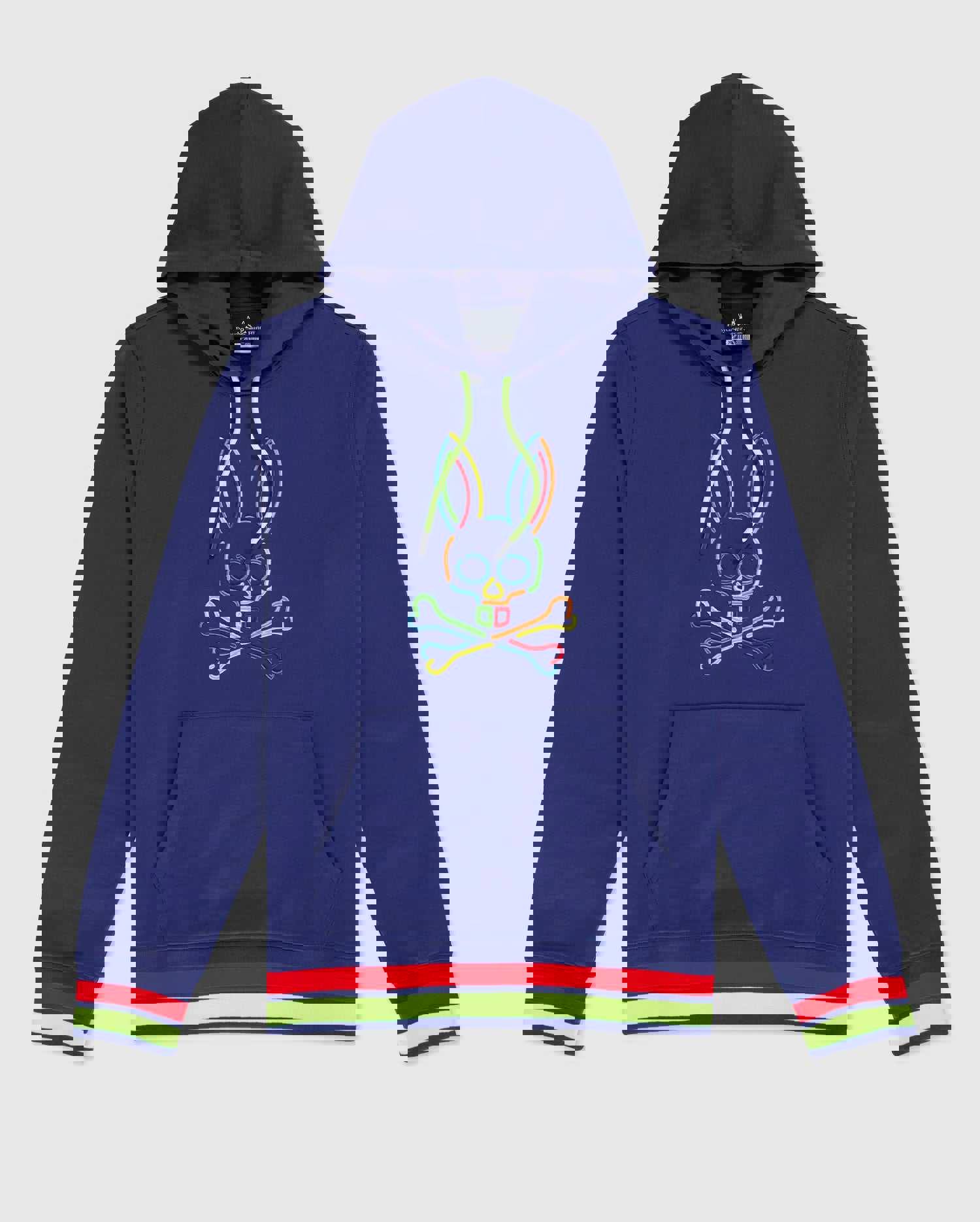 Psycho Bunny Hoodie - Barbon Neon Glow