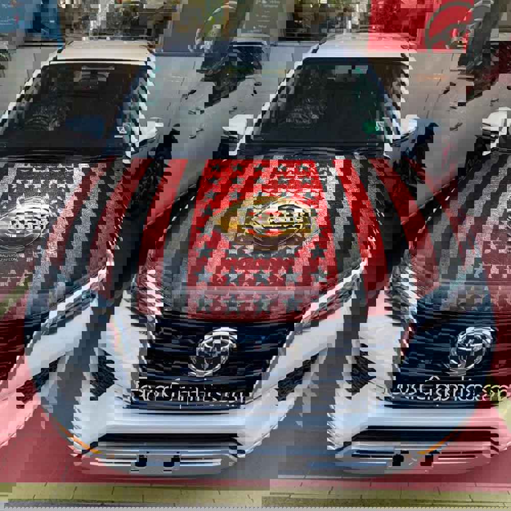 Cincinnati Reds Itasha Car Vinyl Hood Wrap Decal Sticker