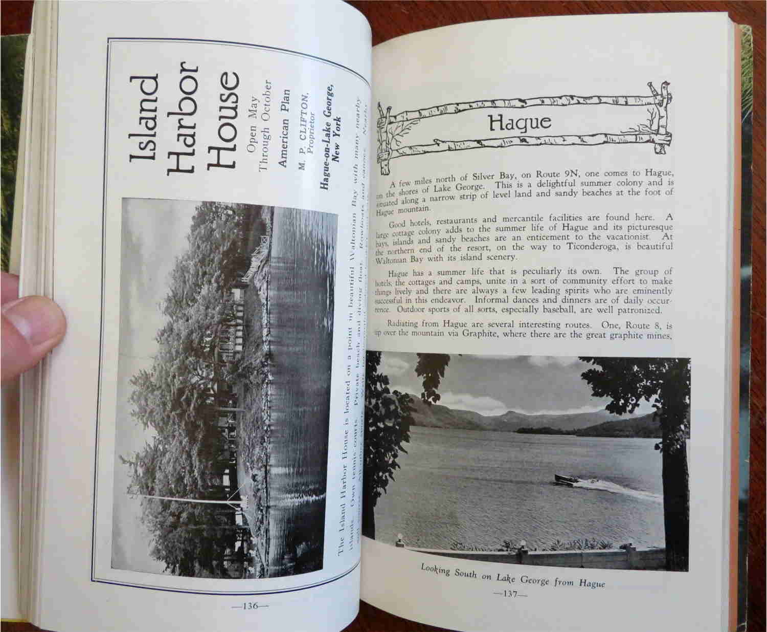 Adirondack Guide New York 1948 Illustrated Travel Guide Local History Book