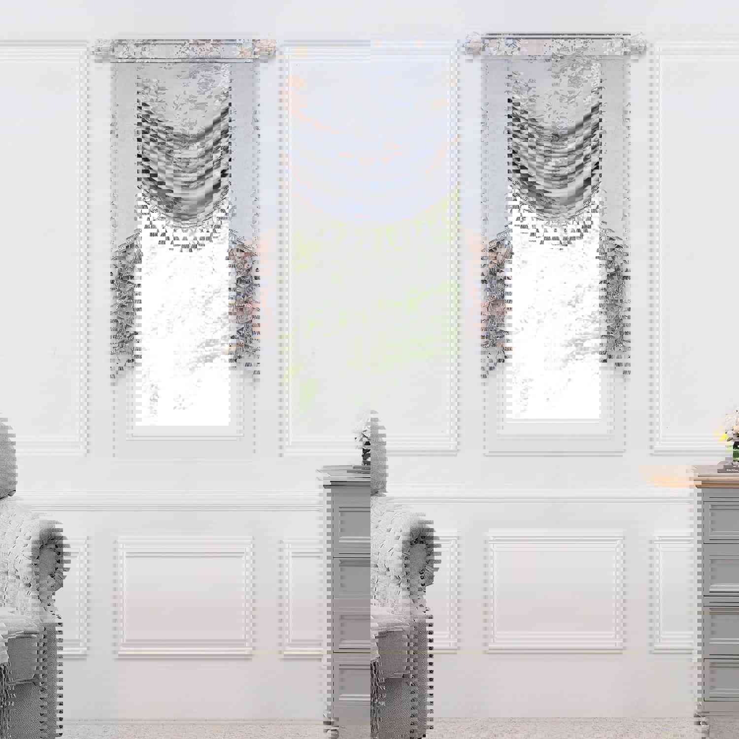 Provence Swag Valance - Elegant Window Decor