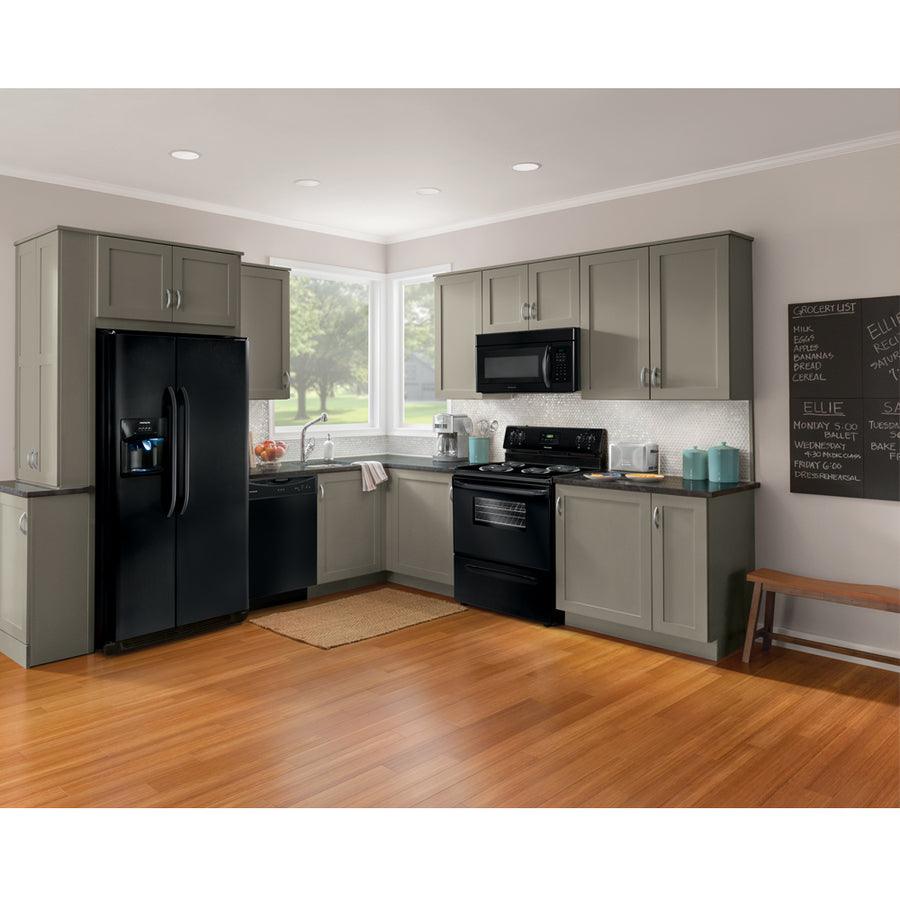 Frigidaire 25.5-cu ft Side-by-Side Refrigerator with Ice Maker (Black)