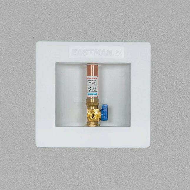 Eastman Ice Maker Outlet Box with Hammer Arrestor – 1/2 in. Crimp PEX