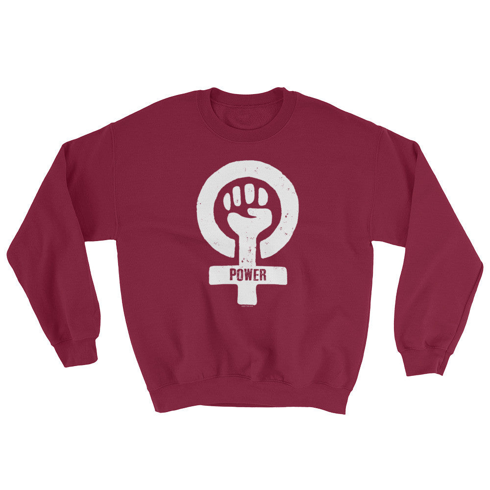 Feminist Power Unisex Crew Neck Sweatshirt
