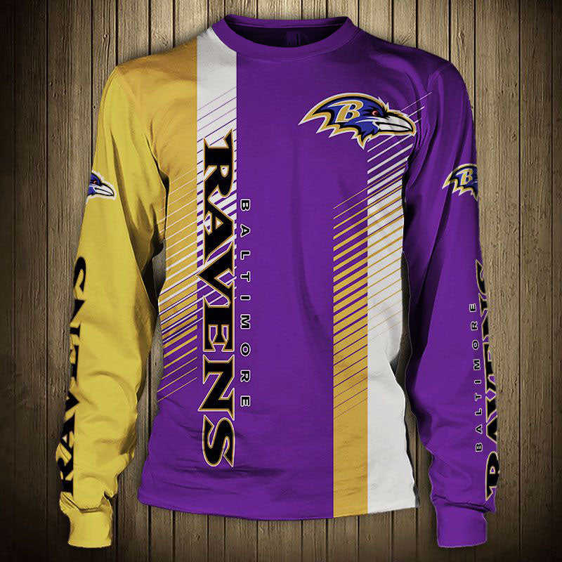 Women’s Baltimore Ravens Sweatshirt Stripe