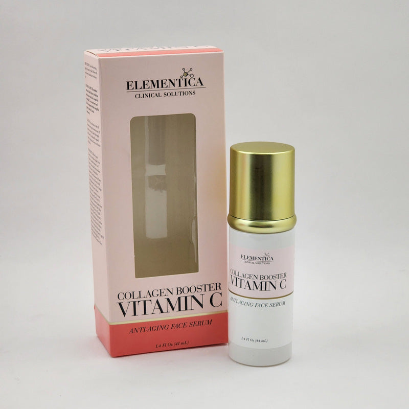 Elementica Collagen Booster Vitamin C Anti-aging Face Serum 1.4 oz for Dark Spots & Wrinkles