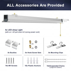 T10 80W 5000K LED Shop Light Linear - Bright, Energy-Efficient Lighting for Workshops & Garages