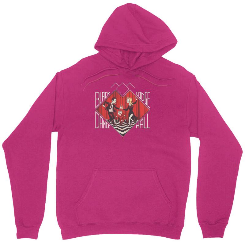 Black Lodge Dance Hall Unisex Hoodie by MDK ART