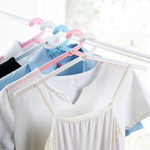 Candy Color Crutch Travel Folding Hanger - Compact & Durable