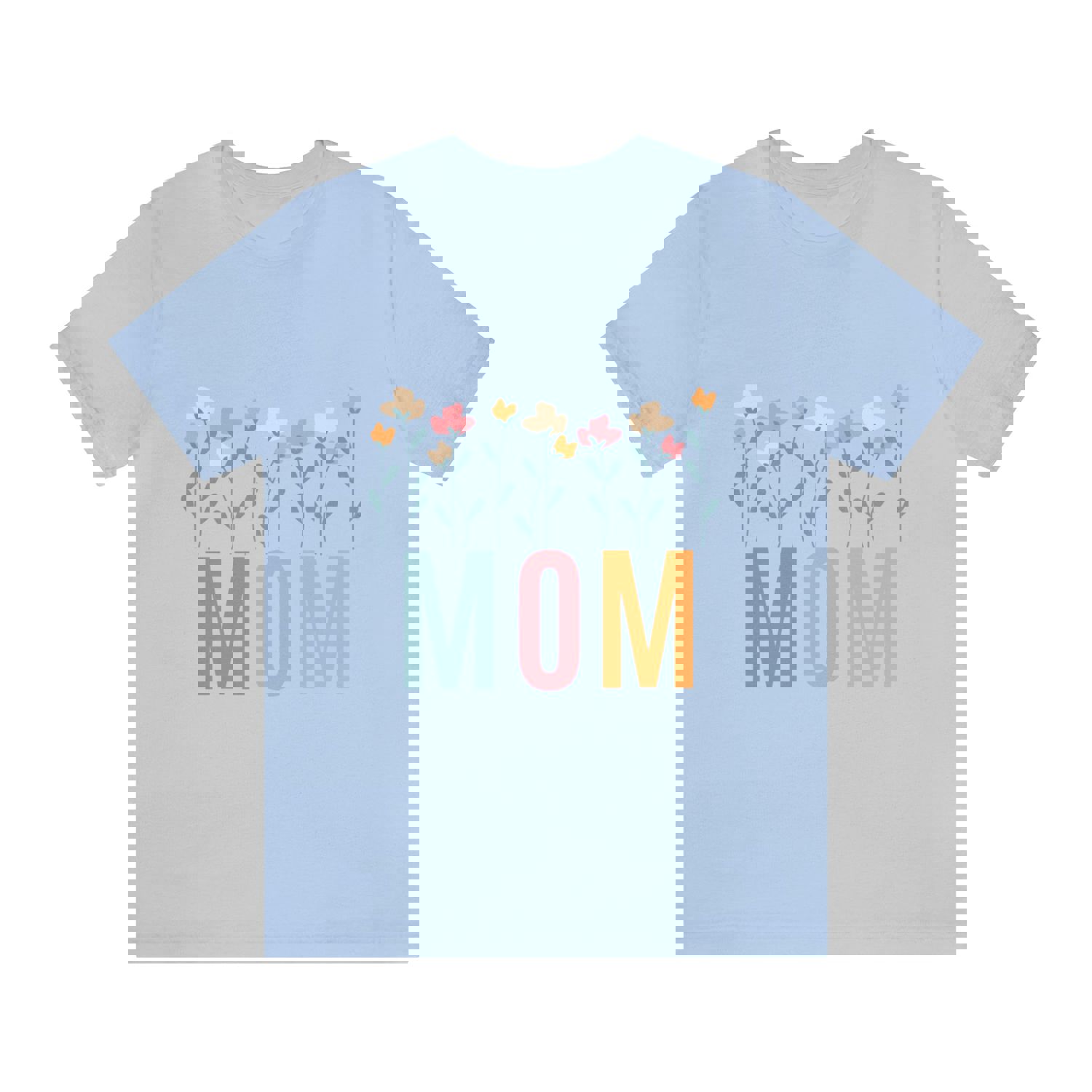 Wild Flowers Mom T-shirt, Boho Mom Tee, Mothers Day Gift For Mom, Moms Birthday Gift, Hippie Mommy Shirt