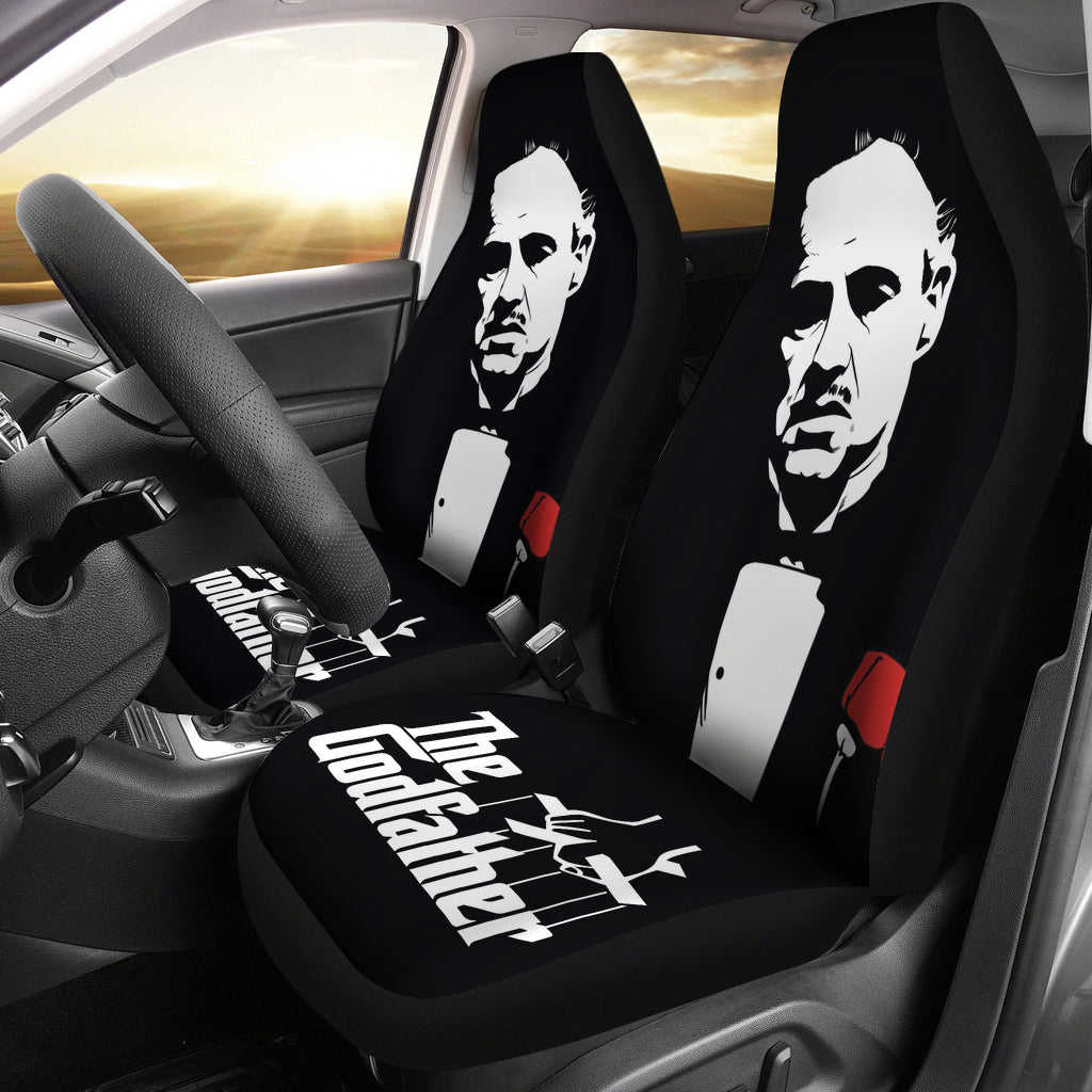 The Godfather Black White Car Seat Covers - Premium Car Interior Accessory