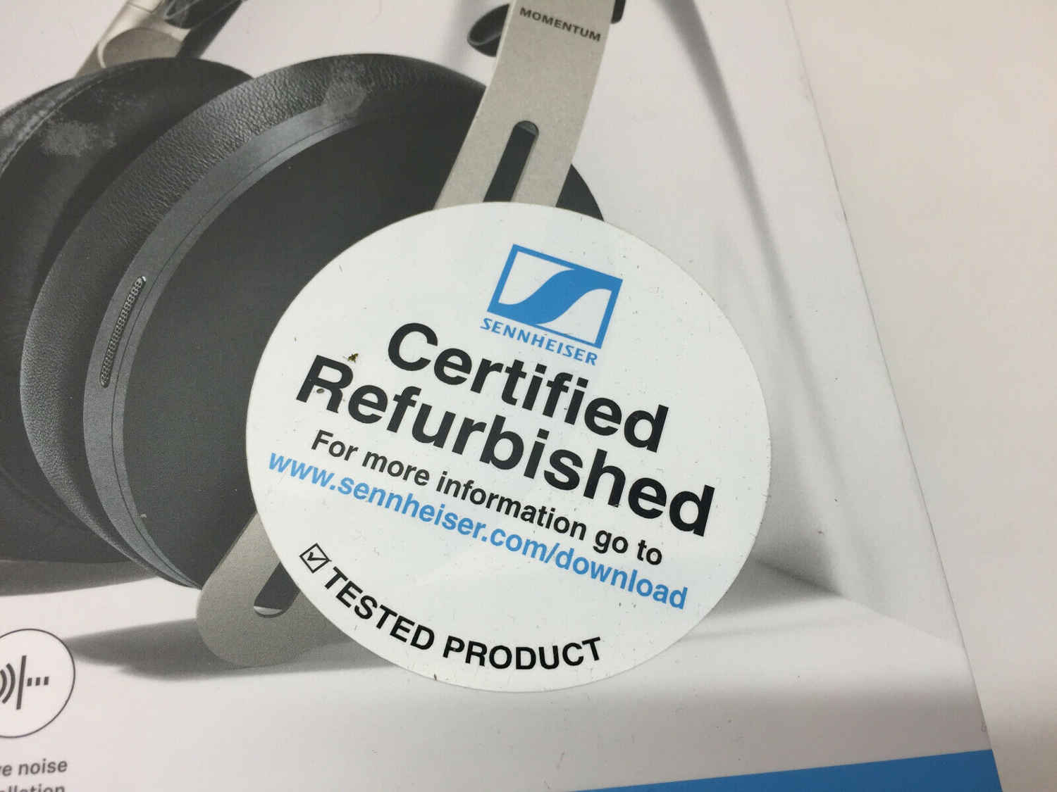 Sennheiser MOMENTUM M3AEBTXL Bluetooth Noise Canceling Headphones (Refurbished)