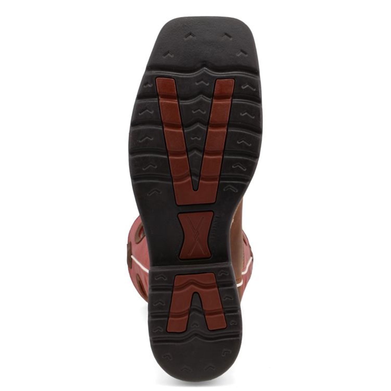 Twisted X Mens Red Composite Square Toe Waterproof Work Boot
