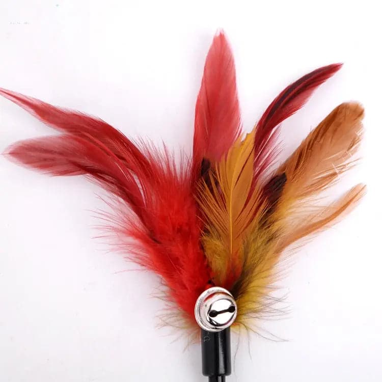 Wholesale Bell Feather Cat Stick Toy for Pets