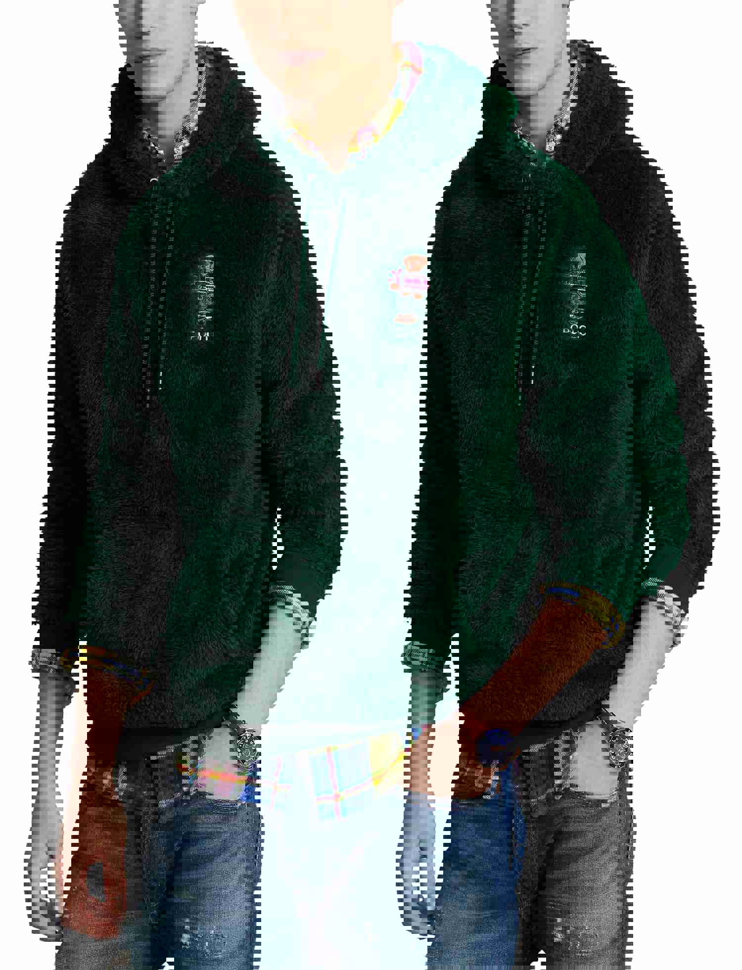 Polo Ralph Lauren Hi Pile Hoodie - Green