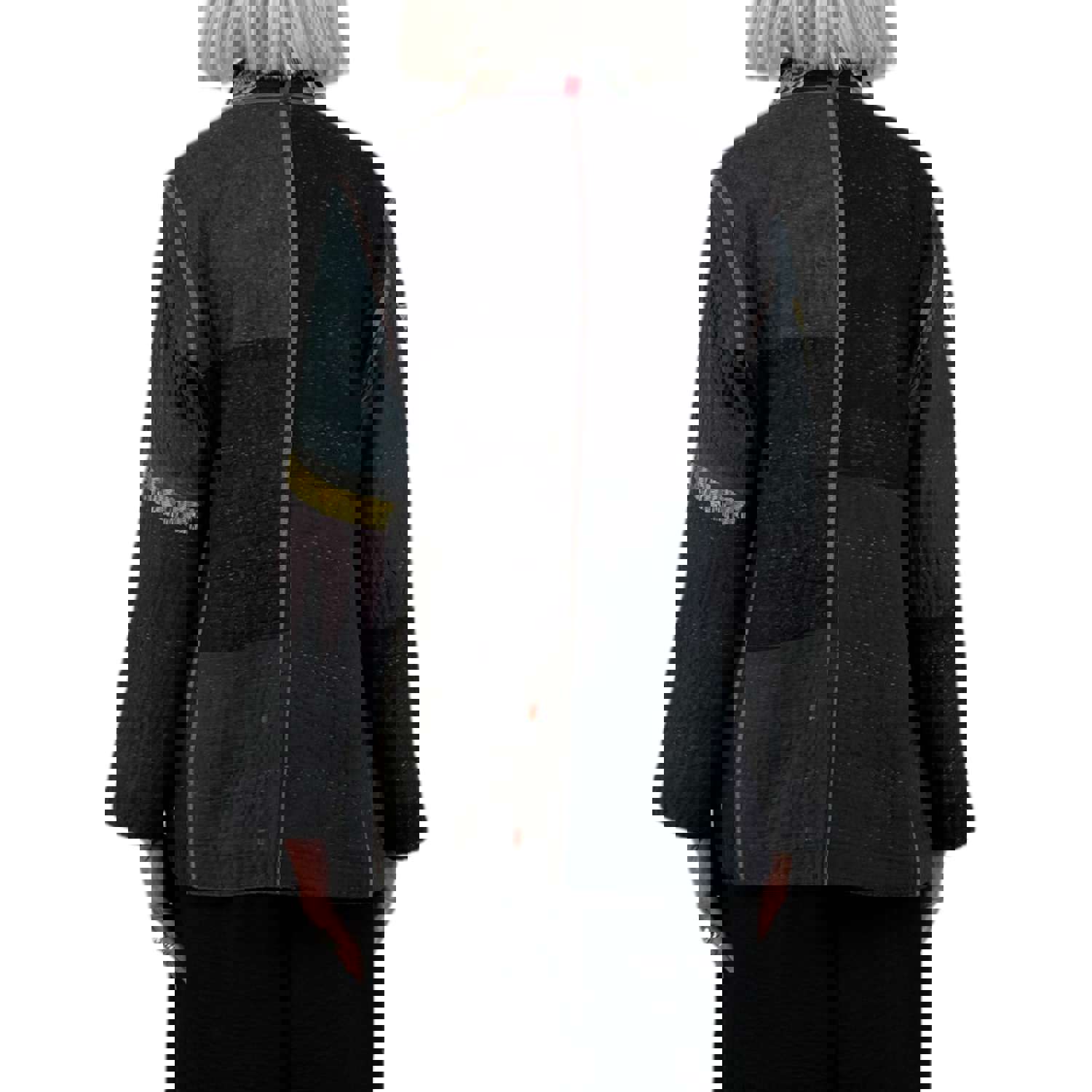 Reversible Vintage Kantha Short Jacket