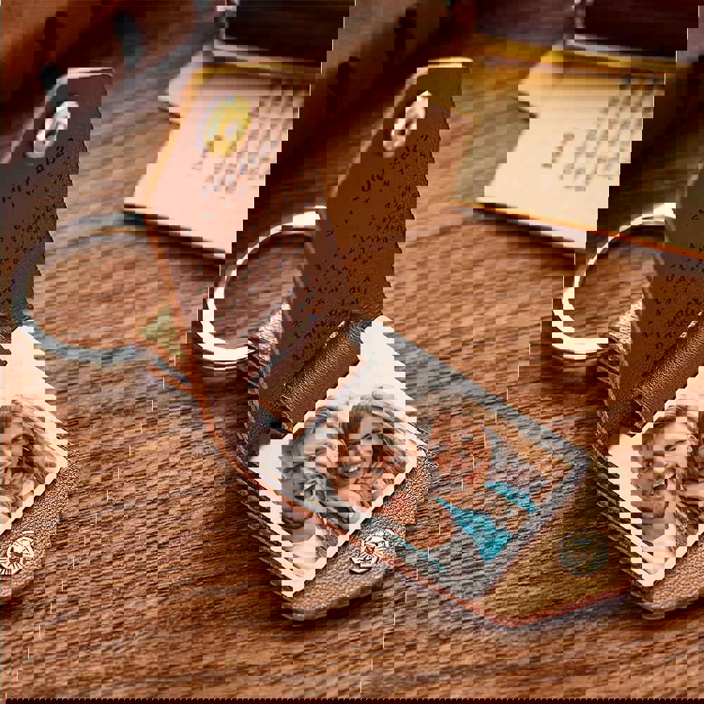 Custom Date Keychain With Calendar - Personalized Christmas & Anniversary Gifts for Couples