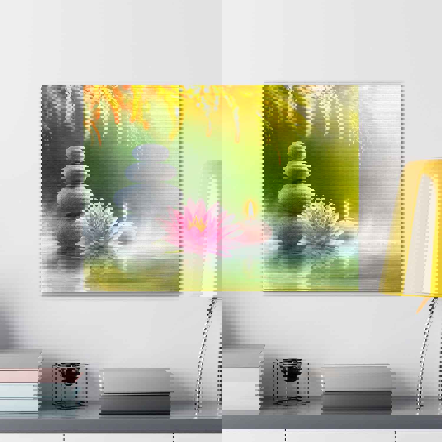 Forest Floral Nature Photography Canvas Wall Art for Home Decor