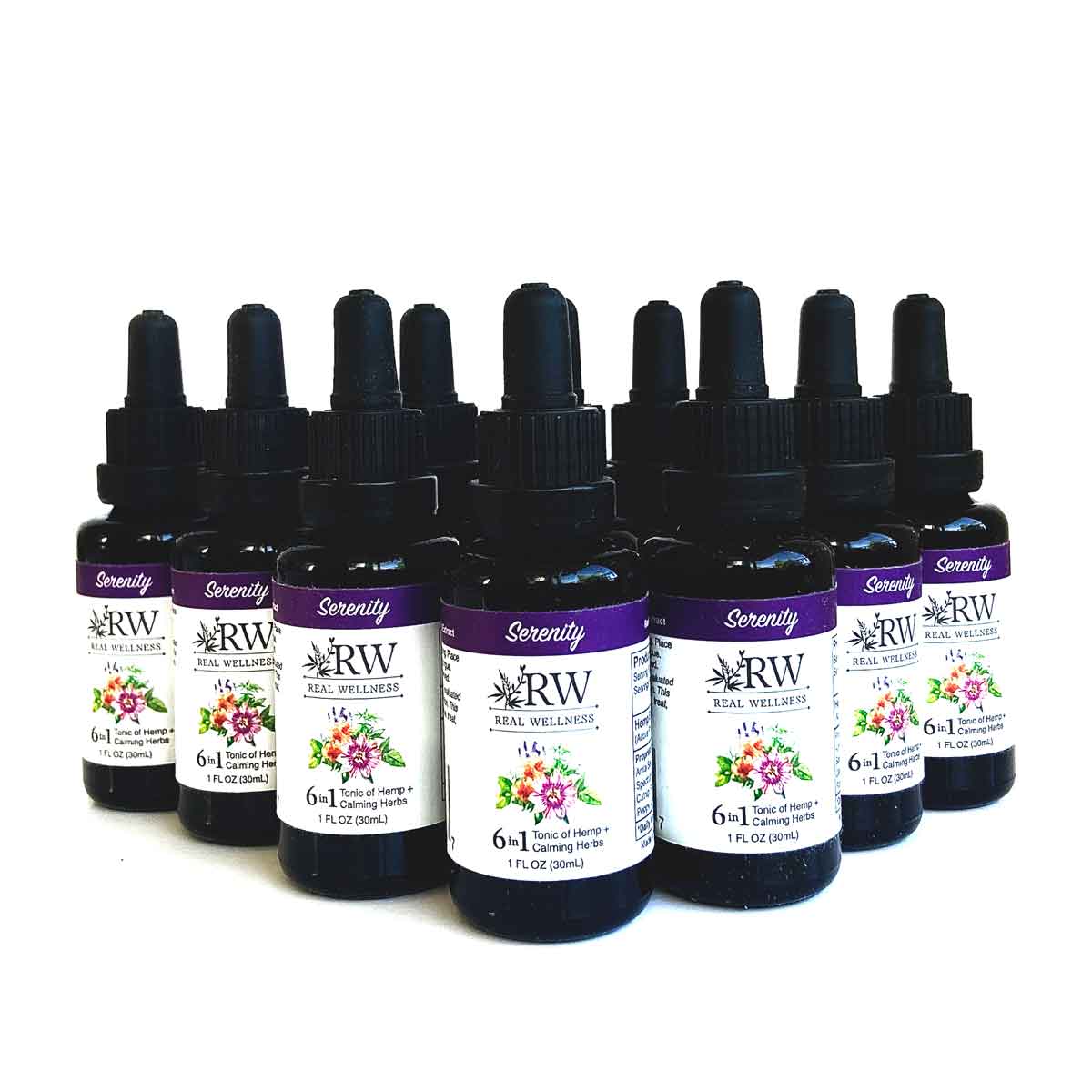 Serenity Hemp Tonic Bulk | Buy 7 Get 3 FREE - 300mg Full Spectrum Hemp with Calming Herbs